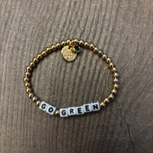 Bracelet GO GREEN LITTLE WORDS PROJECT LWP GOOD CONDITION FITS SMALL